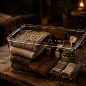Transparent PC Storage Box